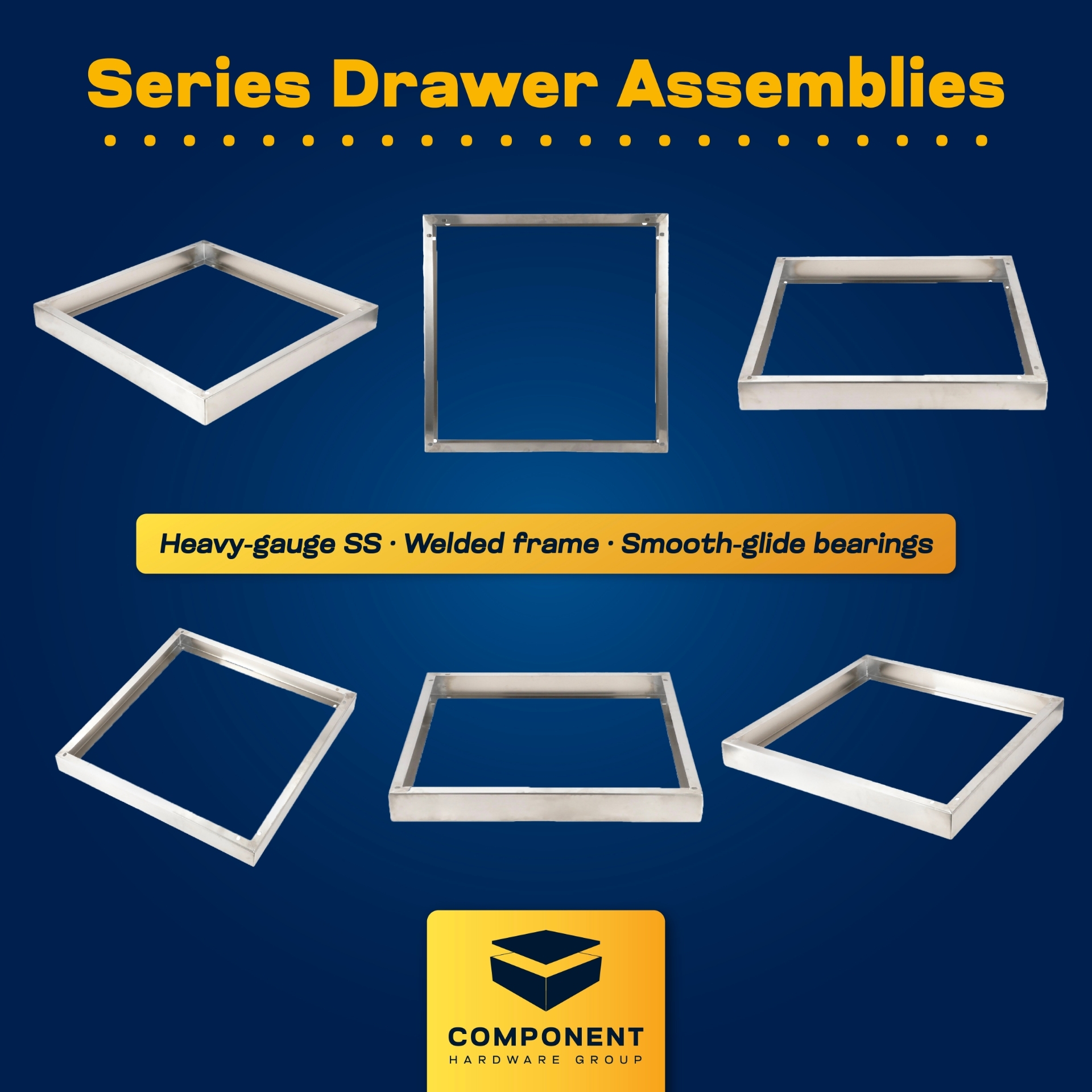 S90/SE90 Series Drawer Assemblies: Built to Perform in Demanding Commercial Environments